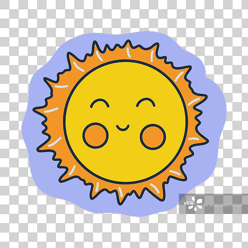 月全食或微笑的太阳图片素材