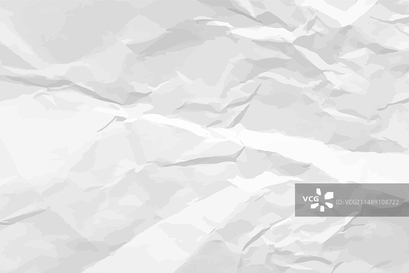 白色干净的褶皱纸图片素材