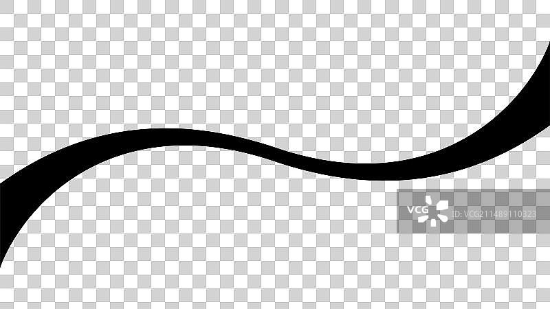 曲线笔画元素图片素材