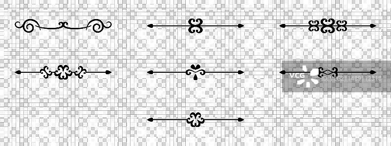 细分隔线设计集锦图片素材