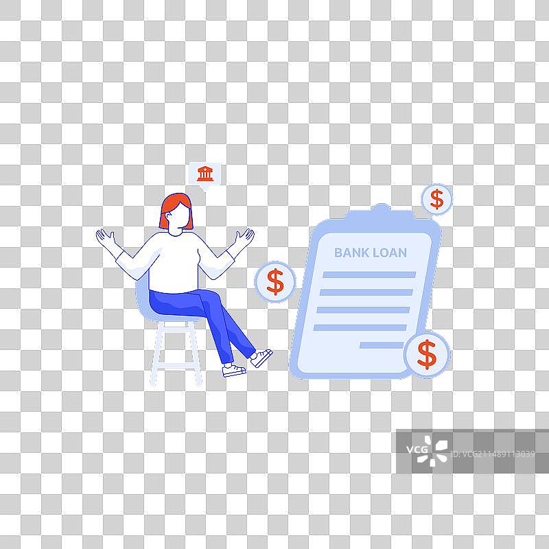 银行贷款成功图片素材