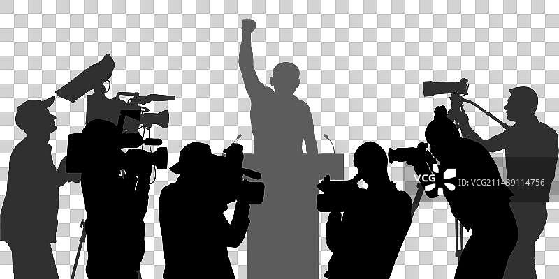 带有选举计划的候选人图片素材