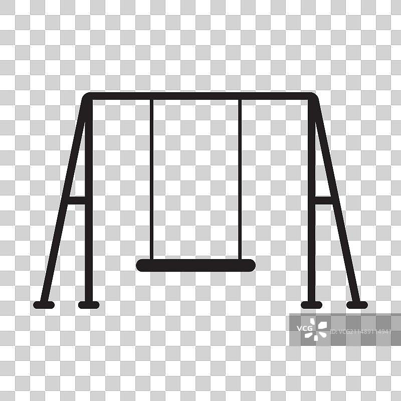 秋千图标图片素材