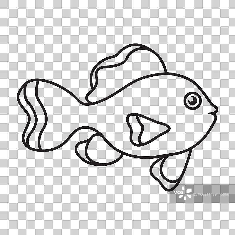 鱼图标图片素材