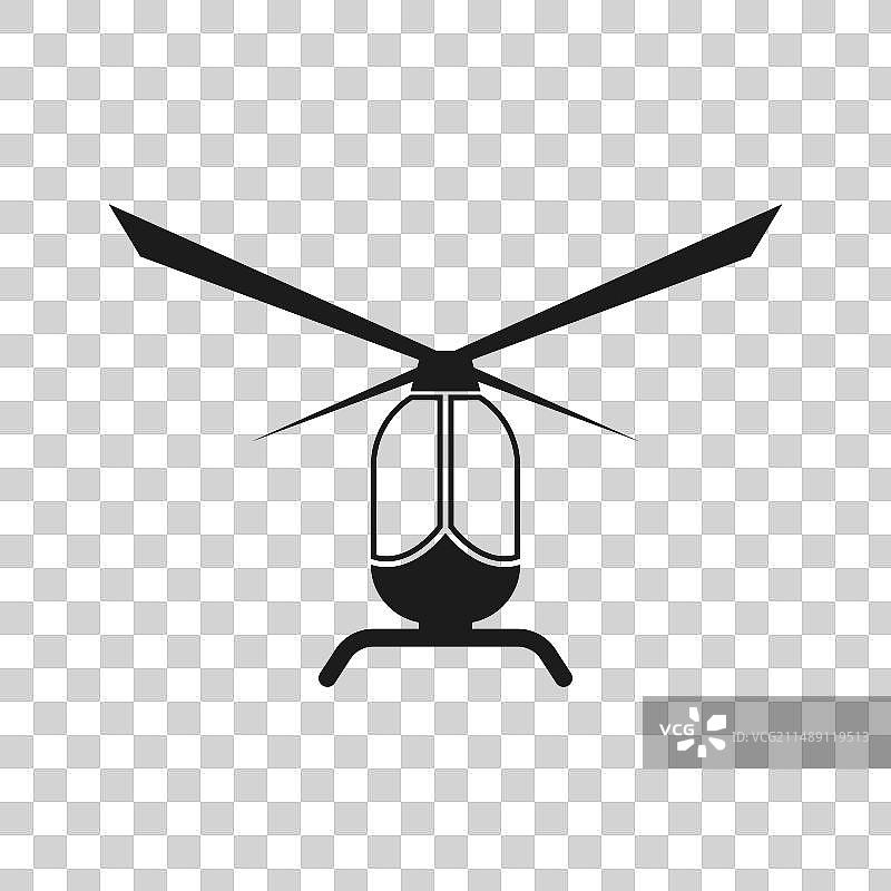 直升机图标图片素材