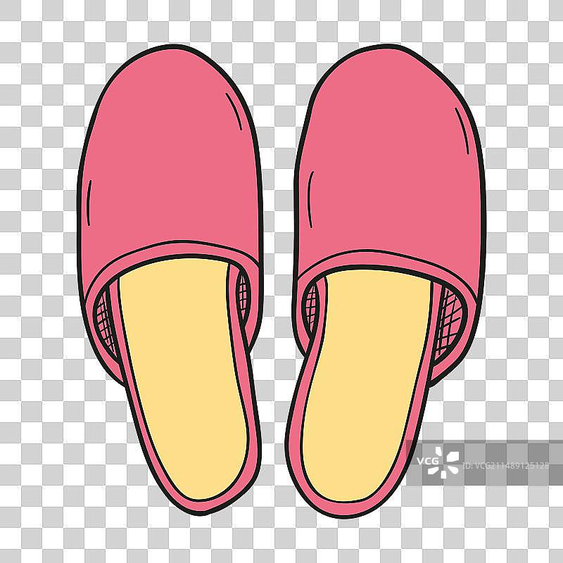 家居拖鞋图标图片素材