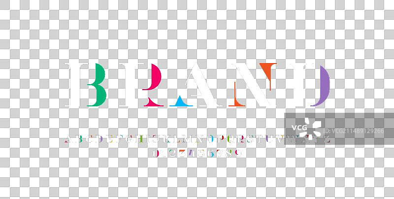 字母装饰字体设计图片素材