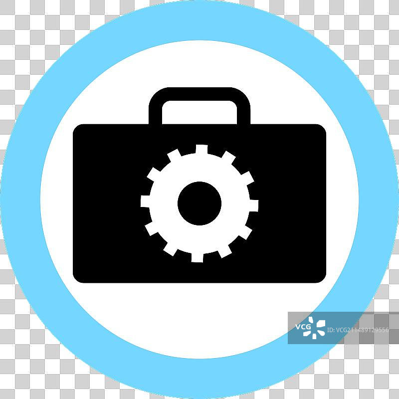 扁平风格维修工具包图标轮廓图片素材