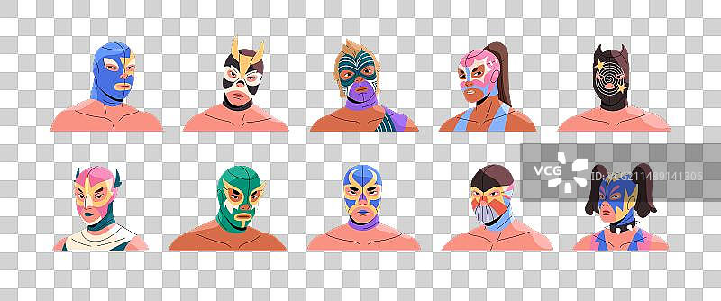 摔跤选手图片素材