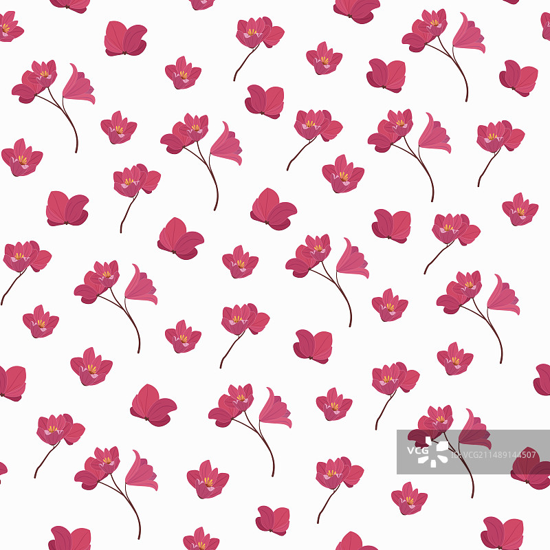 矾根花无缝图案图片素材