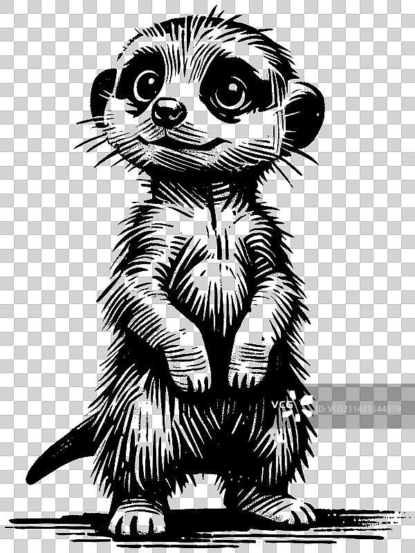 宝宝猫鼬图片素材