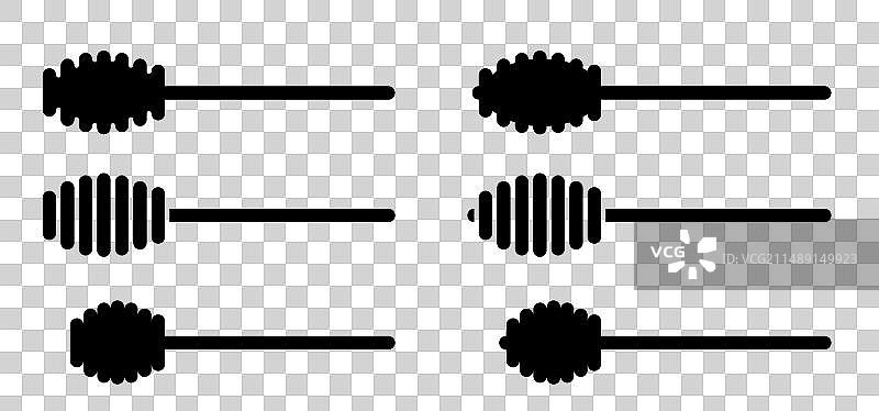 木制蜂蜜棒图片素材
