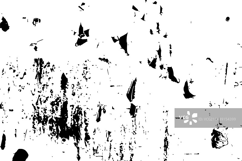 白色背景上的黑色Grunge纹理图片素材