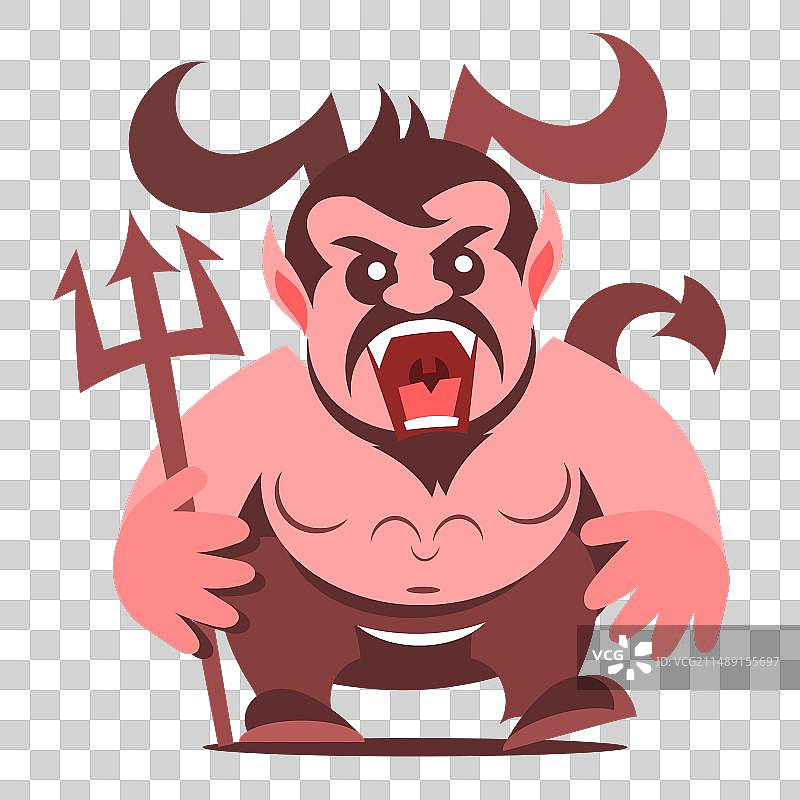 神话中的农牧神用排箫吹奏乐曲图片素材