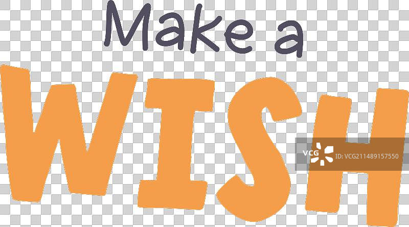 许愿字母图片素材