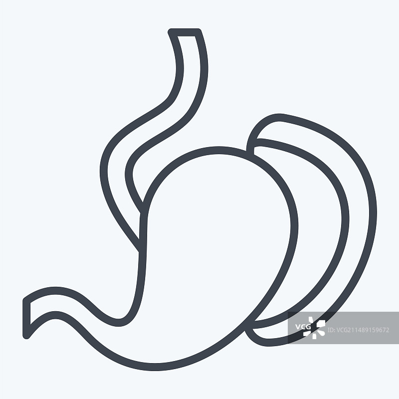 人体脾脏器官图标图片素材