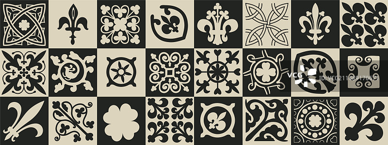 凯尔特无缝图案图片素材