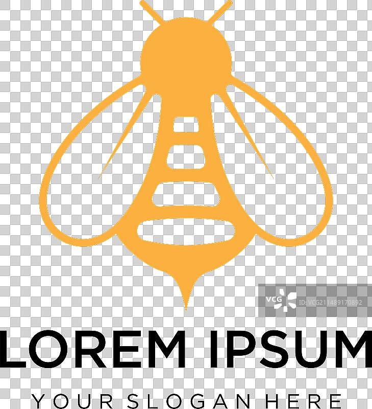 蜜蜂Logo设计图标图片素材