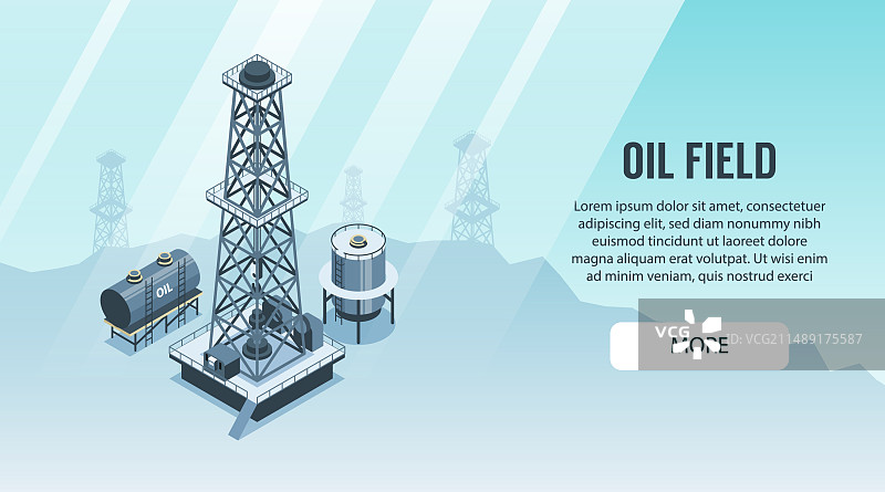 石油工业横幅banner图片素材