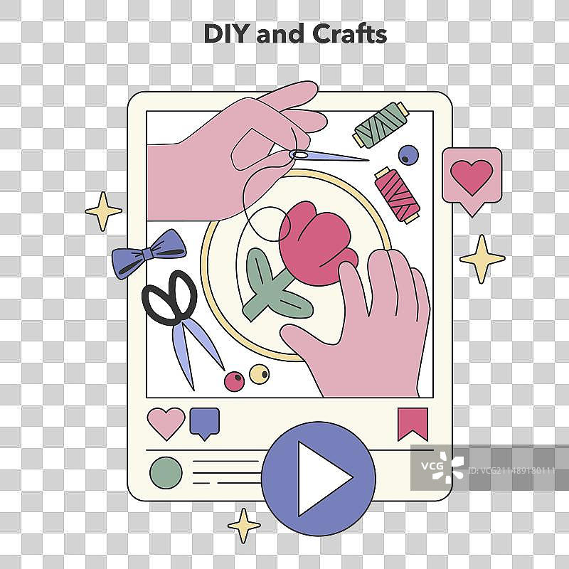 DIY手工概念图图片素材