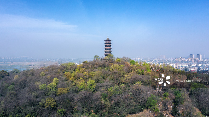 安徽当涂凌云山公园风光图片素材