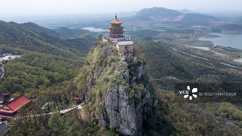 安徽和县鸡笼山春季风光图片素材