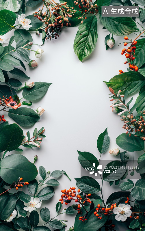 【AI数字艺术】复古的花卉艺术背景图片素材