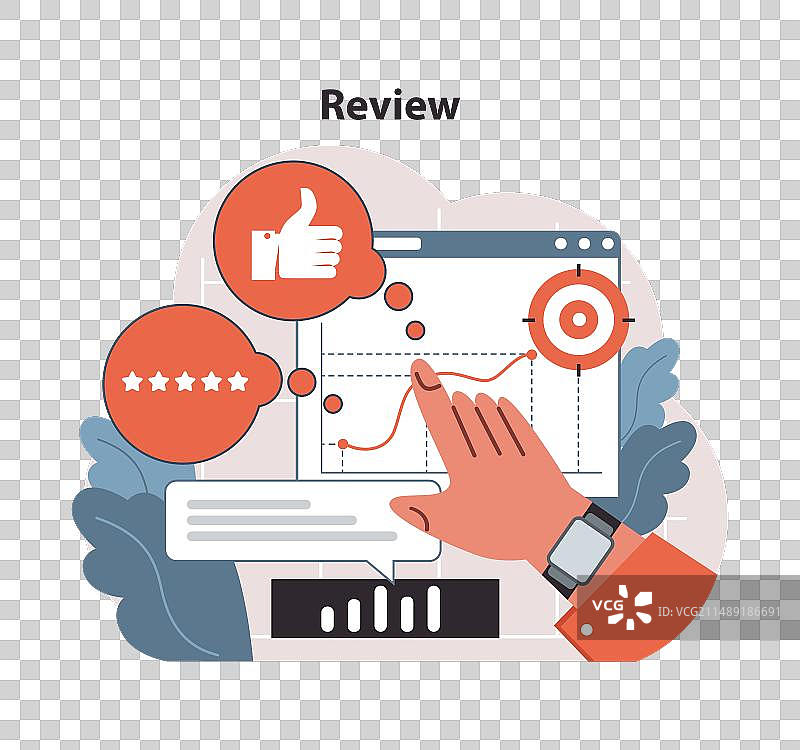 深入审查，密切关注绩效图片素材