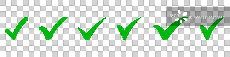 复选标记图标集图片素材