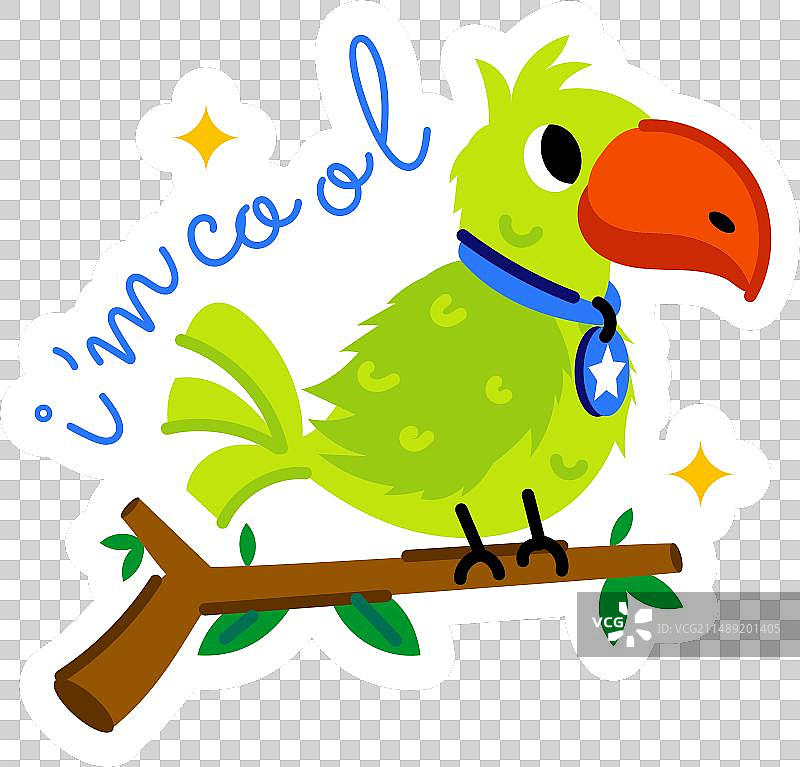 可爱的鹦鹉图片素材