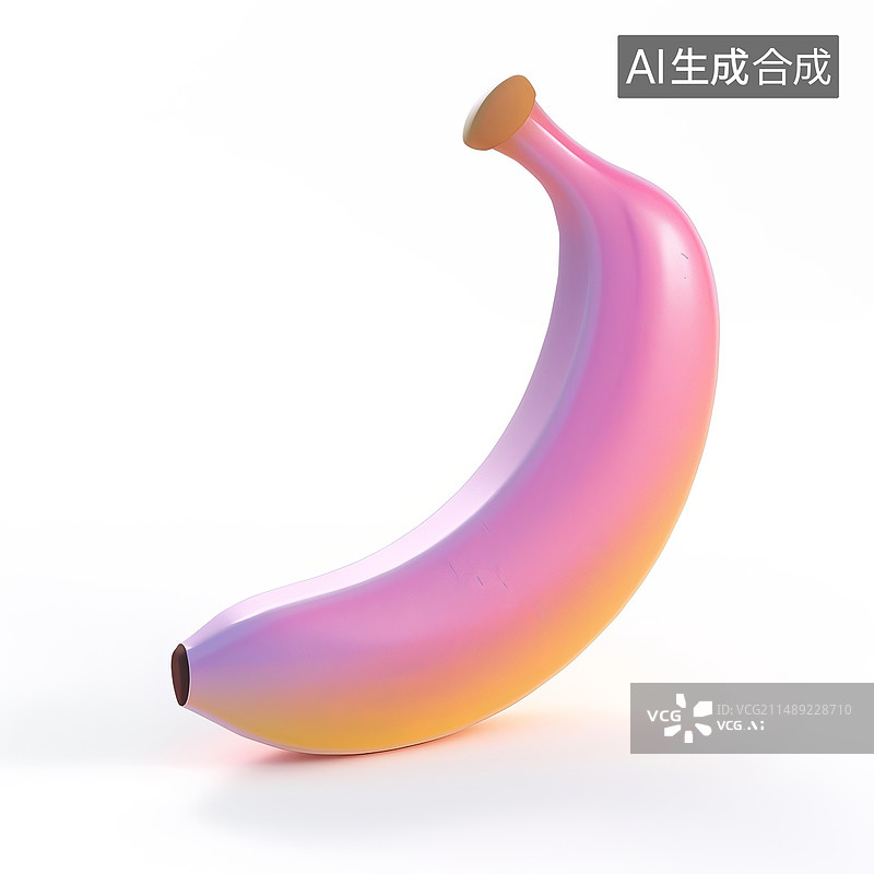 【AI数字艺术】3d香蕉素材图片图片素材