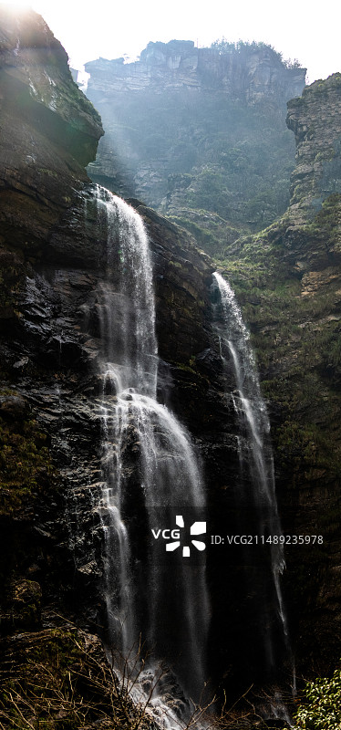 庐山瀑布图片素材