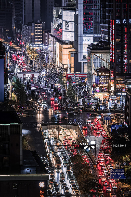 中国成都•春熙路图片素材