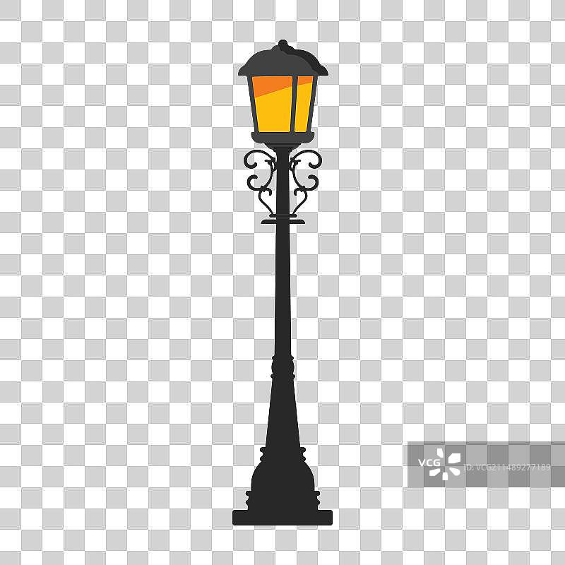 复古路灯图片素材