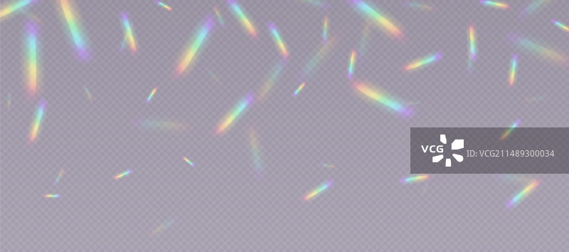 彩虹折射叠加棱镜光效图片素材