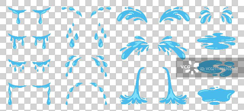 泪流满面，哭泣的湿润眼睛图片素材