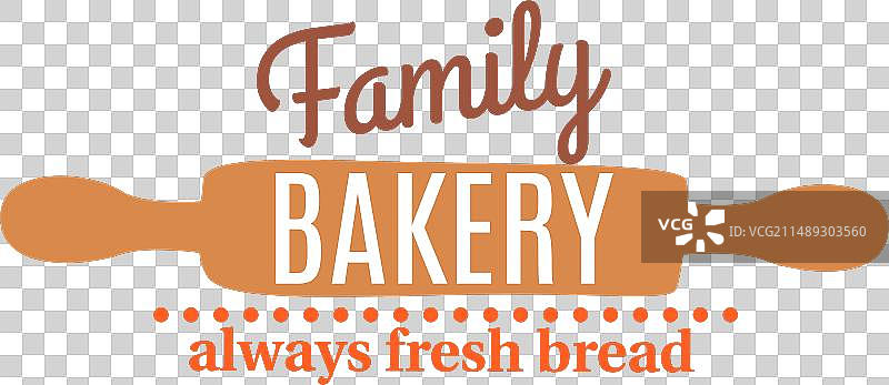 木质背景烘焙Logo擀面杖图片素材