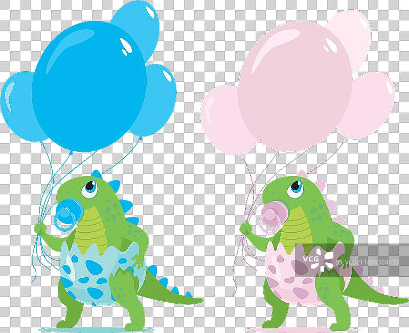 可爱卡通恐龙宝宝图片素材