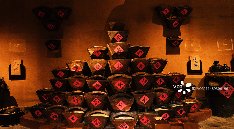 乔家大院-位于山西省祁县是晋商的典型代表,清代民居.图片素材