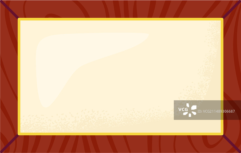 安装在金色木质表面的空金色牌匾图片素材