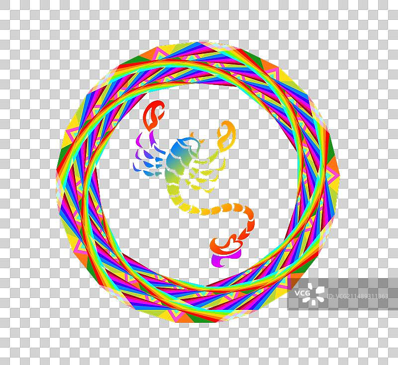 天蝎座符号3图片素材