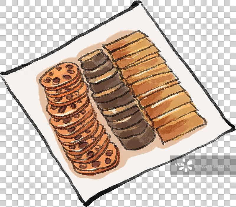 水墨风鲁菜济南美食酥锅插画图片素材