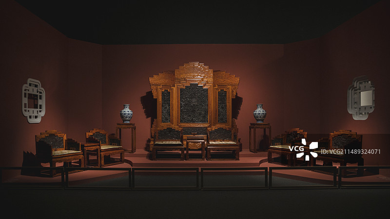 国家博物馆 伍炳亮家具艺术展图片素材