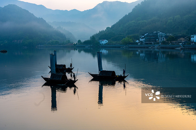 2023.4.15浙江衢州市瓯江云和湖仙宫景区图片素材