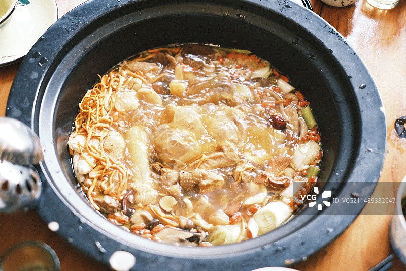 菌汤火锅图片素材