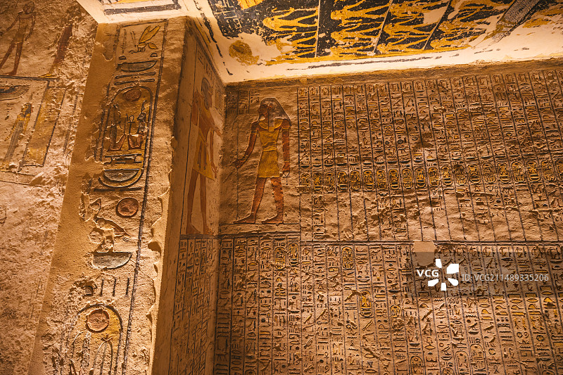 卢克索帝王谷图片素材