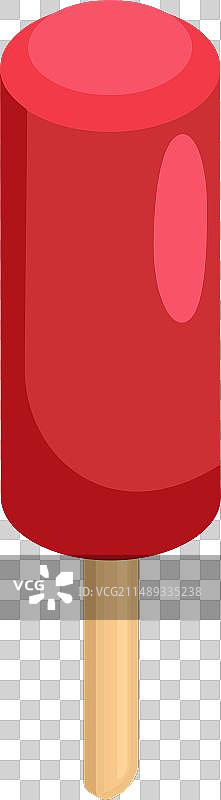 2.5D红色冰棒图片素材
