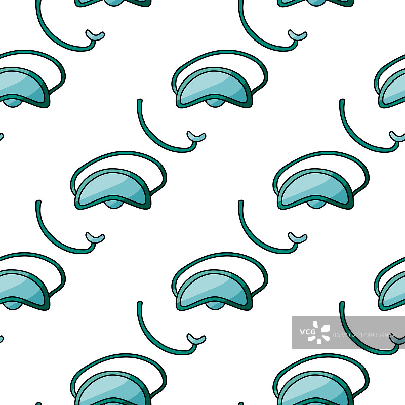 游泳潜水面罩泳衣图案图片素材