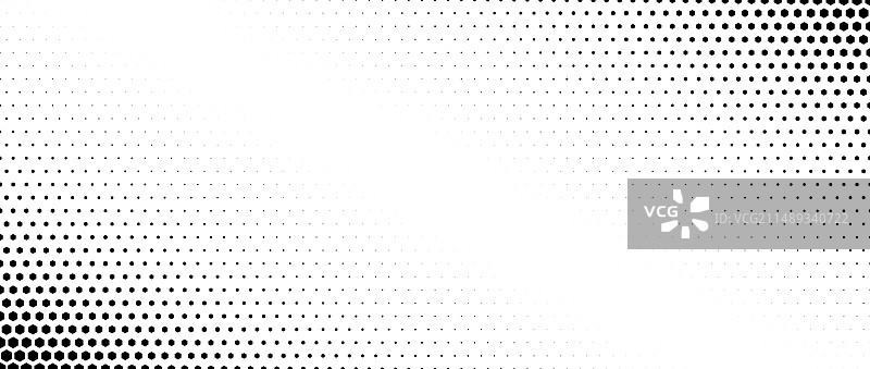 六边形角部半色调渐变纹理对角线图片素材