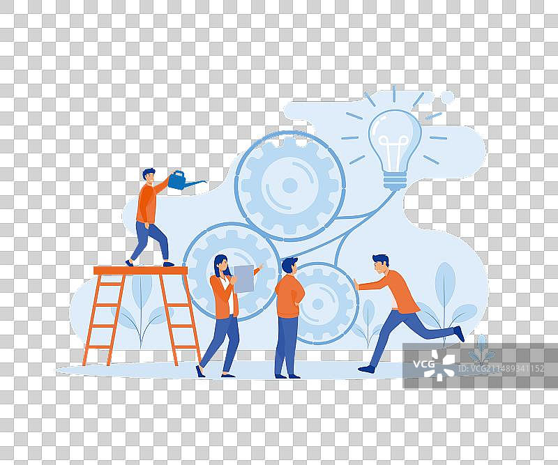 集思广益的小团队图片素材